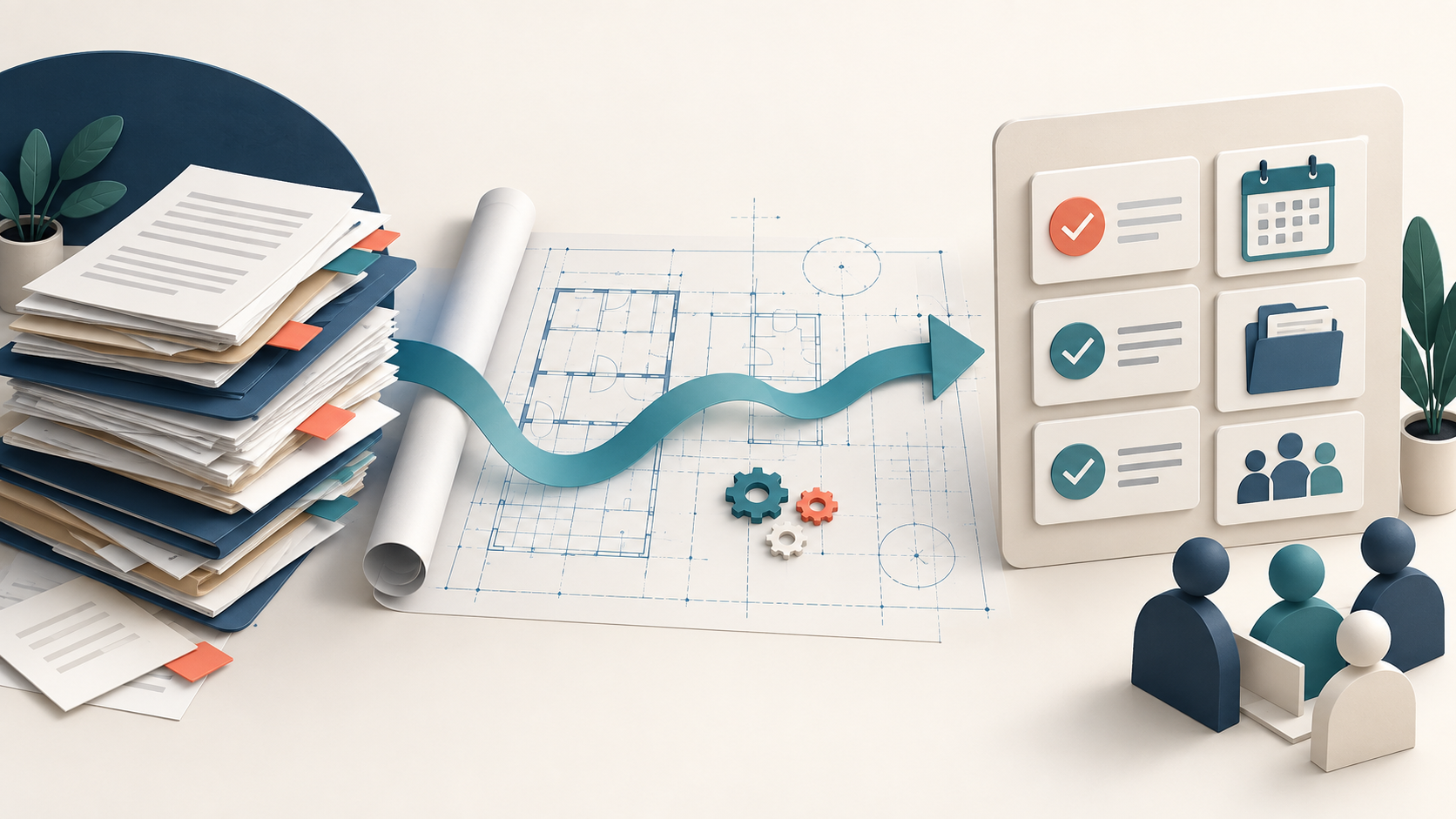 Blueprint in action: turning a tender pack into a plan you can work from.